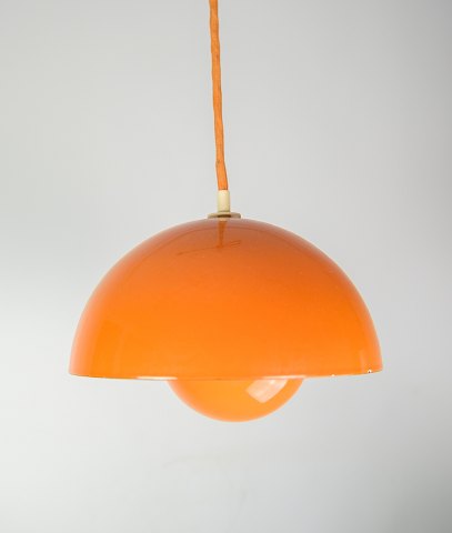 Flowerpot Pendel - Model VP1 - Orange - Verner Panton - Tidlig model - 1970
