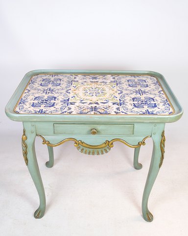 Flisebord, Malet, Rokoko formet, 1780
Flot stand
