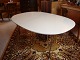 white Piet Hegn  super elipse  table 135 * 90 * 52 in perfect condition 5000 m2 showroom