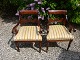 A pair of armchairs in mahogany from 1860-1880. 5000m2 showroom.