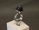 Ring in 925 sterling silver with purple stone, stamped MPC by M.P.Christoffersen.5000m2 showroom.