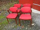 4 Dining chairs in rosewood signed by Kai Kristensen 5000 m2 showroom